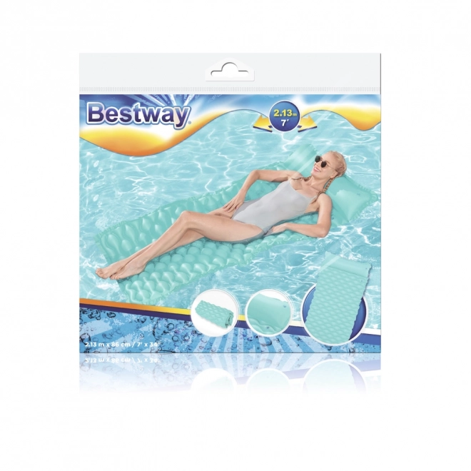 Nafukovací plážová matrace 213 x 86 cm Bestway 44020 – Tyrkysová