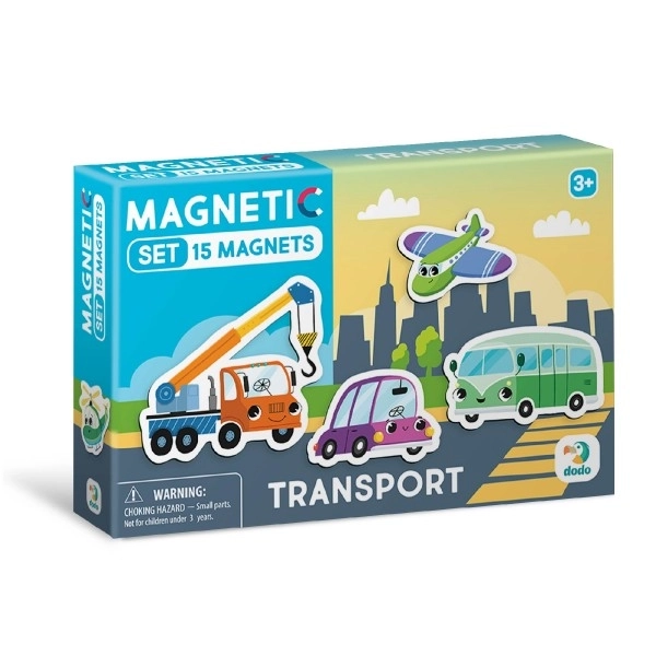 Transport Vehicles Magnet Set