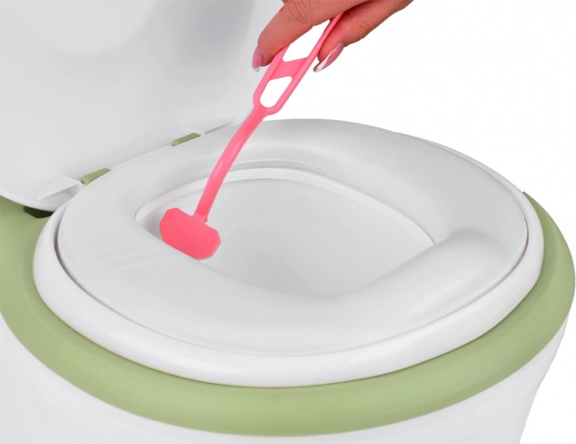 Interactive children's potty with singing button and wipe compartment