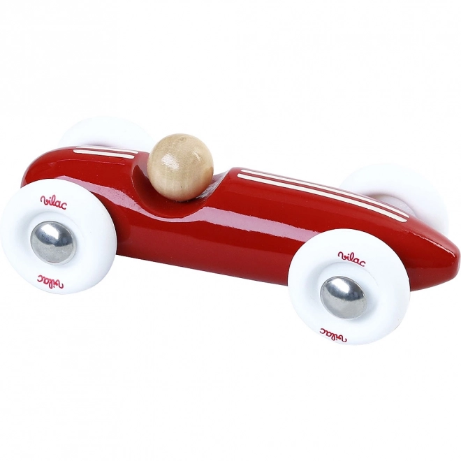 Vilac Vintage Grand Prix Mini Wooden Car Red