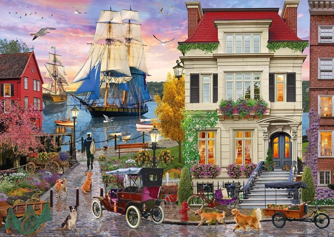 Ship In The Port Puzzle 1000 Pieces