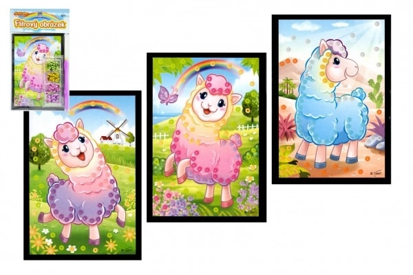 Glitter Mini Art Lama Set