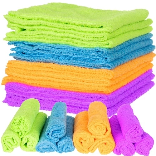 Microfiber Cleaning Cloths Set - 12 Pieces