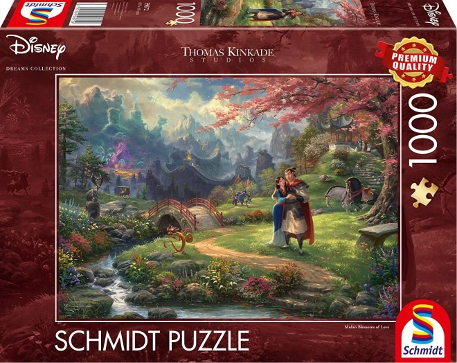 Schmidt puzzle mulan: blossoms of love 1000 pieces