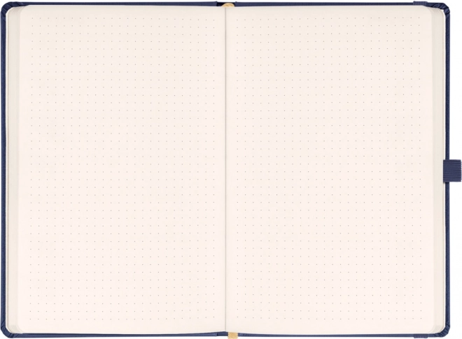 Notique Notebook Balacron, Dark Blue, Dotted, 15 x 21 cm