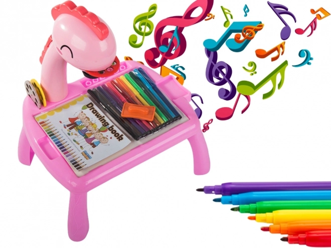 Children's Educational Drawing Projector Table