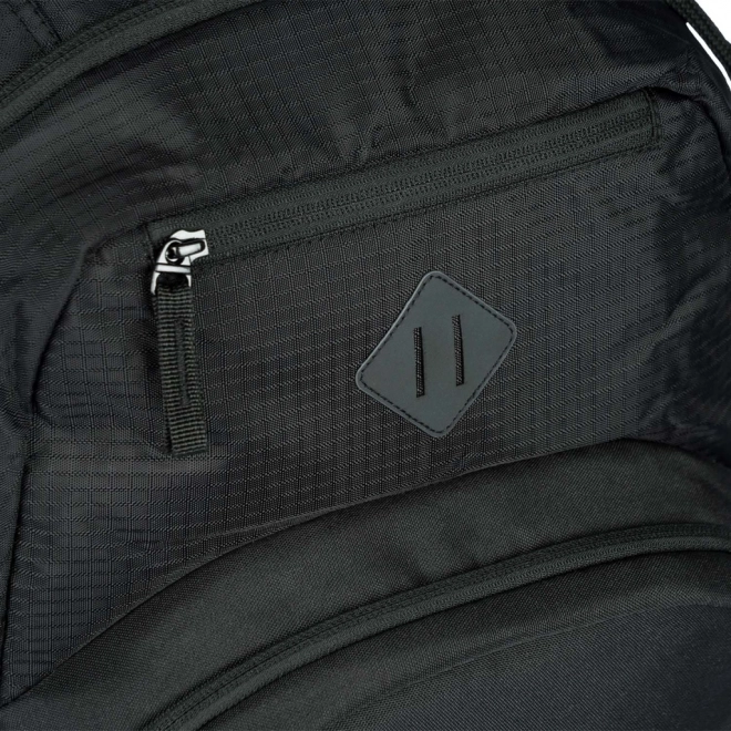 baagl set nero con tre articoli: zaino, astuccio e sacca