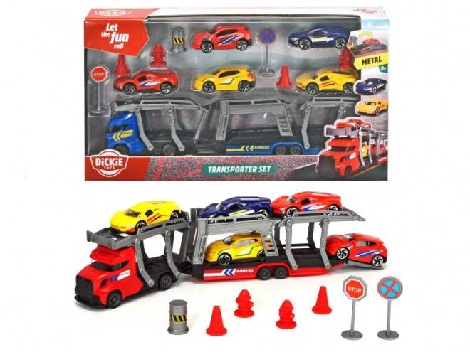 Toy Set with Trailer and Cars