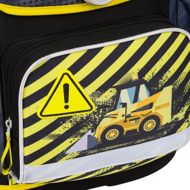 School Backpack Ergo Construction Truck