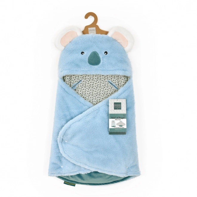 Soft Plush Blanket with Hoodie Yoca Le Koala 70 cm