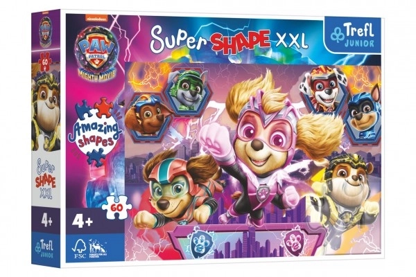 Patrol Pups Movie Puzzle Trefl Super Shape XXL