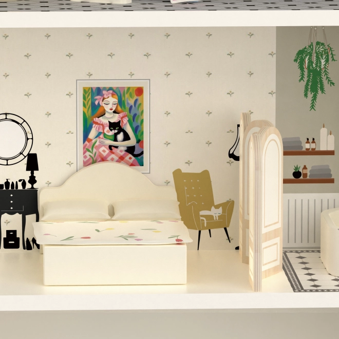 CLASSIC WORLD Casa delle Bambole in Legno Vintage