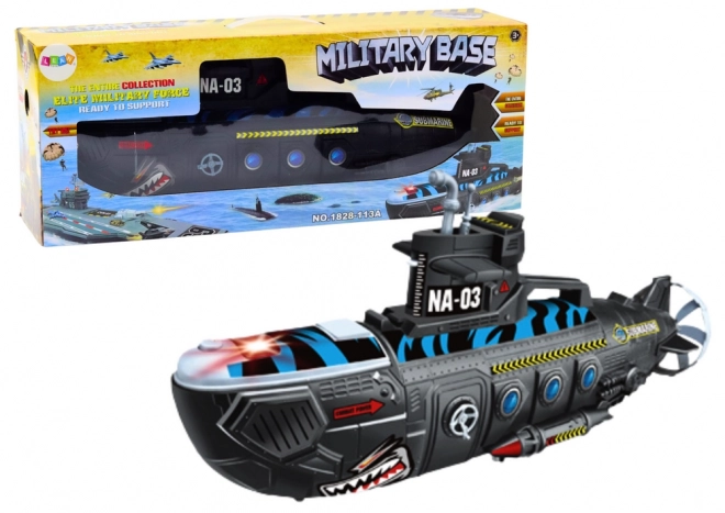 Military Submarine with Lights and Sounds