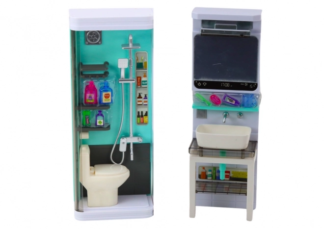 4-in-1 Bathroom Playset with Accessories
