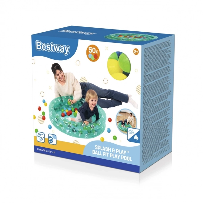 Inflatable Pool with Balls Set