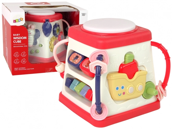 Educational Cube for Infants with Lights and Music