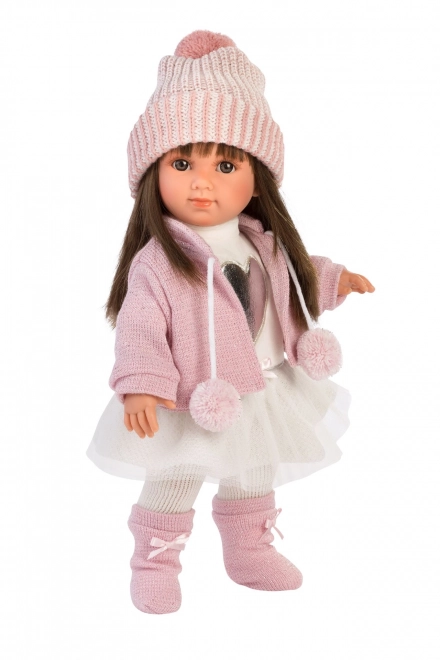 Realistic 35 cm Doll with Soft Cloth Body