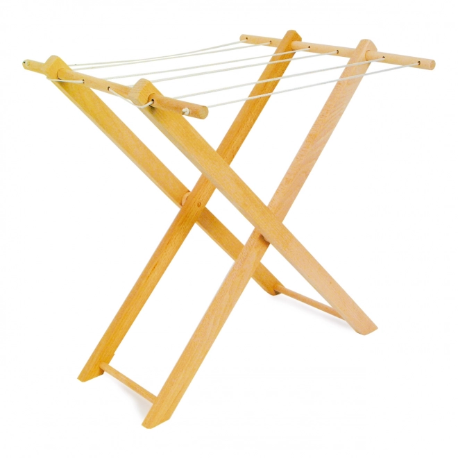 Small Foot Wooden Clothes Drying Rack for Children