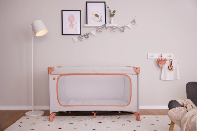 Children's travel cot Hauck Dream N Play Plus Dusty Cork