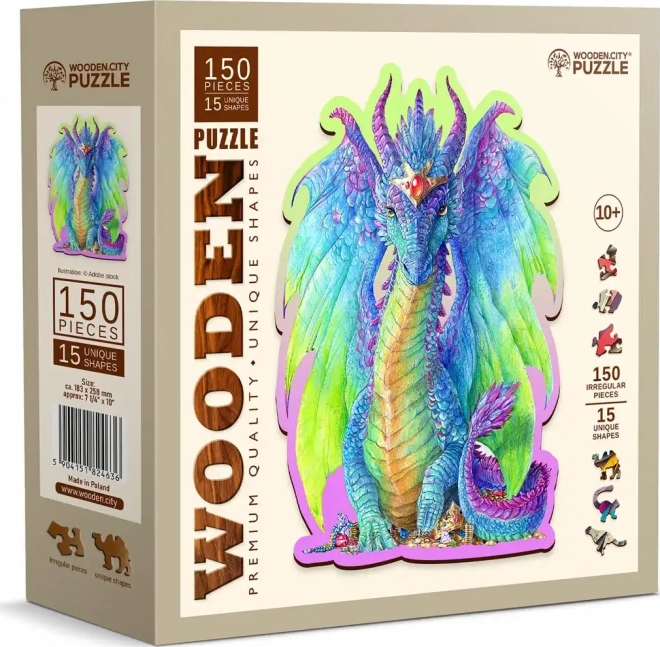 Wooden Puzzle Majestic Dragon