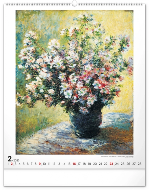 Wall Calendar Claude Monet 2025