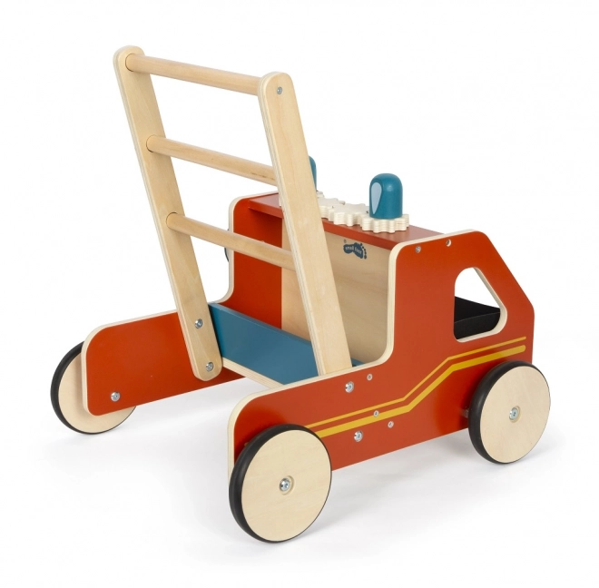 Small Foot Wooden Baby Walker Fire Truck