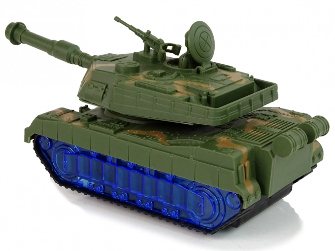 Military Tank with Sound and Blue Lights