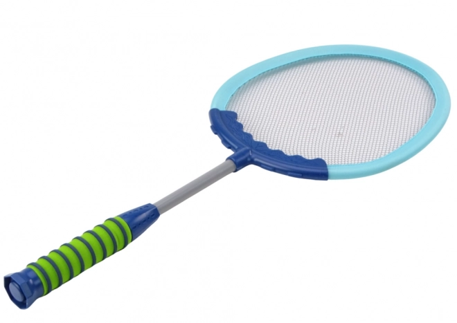 Badminton Racket Set with Shuttlecocks - Blue