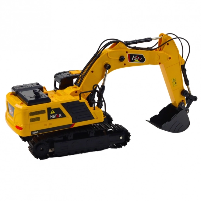 Fun Remote Control Track Excavator with 6 Channel 27 MHz Remote Control