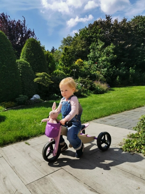 Small Foot Wooden 2-in-1 Trike Pink