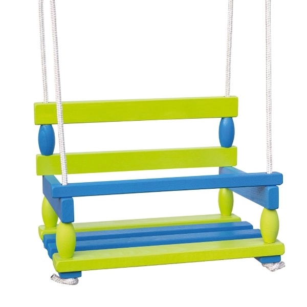 Wooden Swing Blue-Green – Blue-Green