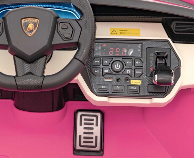 Ružové vozidlo Lamborghini Sian – Ružové