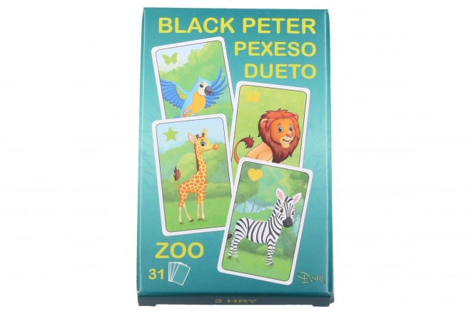 Black Peter Zoo Animal Card Game