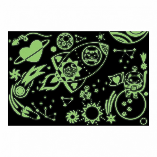 Glow in the Dark Space Dreams Puzzle