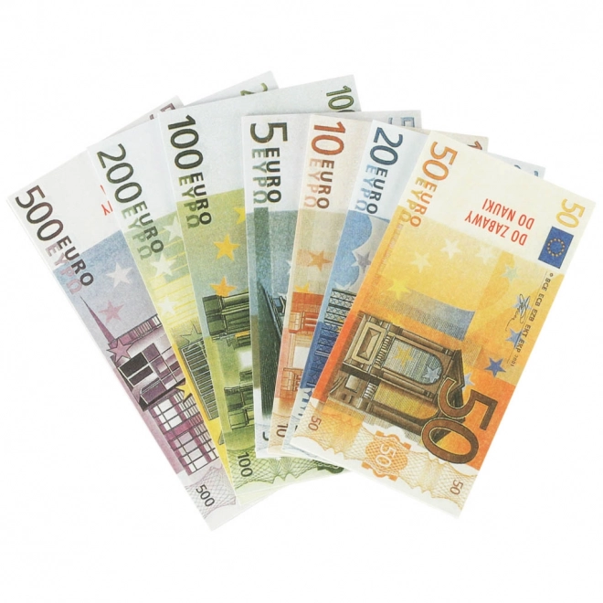 Colorful Euro Play Money Set