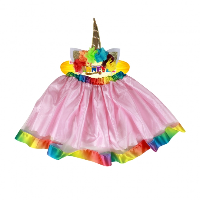 Unicorn Tutu Skirt Costume with Headband