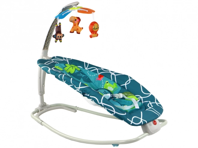 2-in-1 Baby Rocker Chair with Sounds and Vibrations