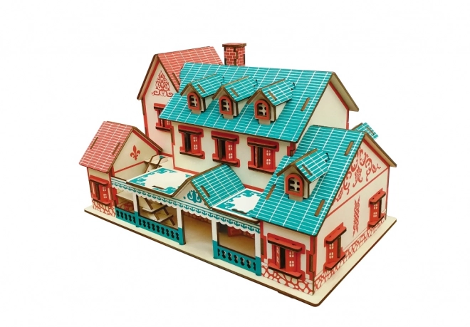 Woodcraft 3D Puzzle Villa Narat