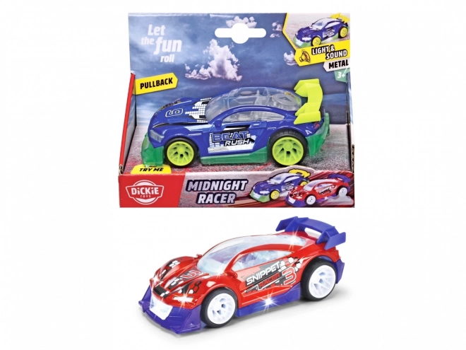 Midnight Racer Pull-Back Car Toy