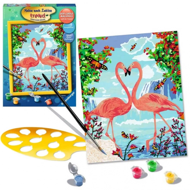 Paint Set - Love Flamingos