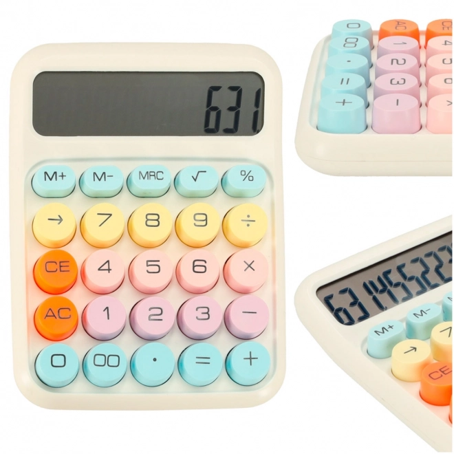 Office Calculator with Round Buttons