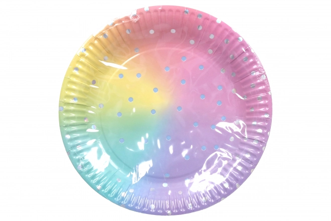 Party Plates Pastel 23 cm Set of 6