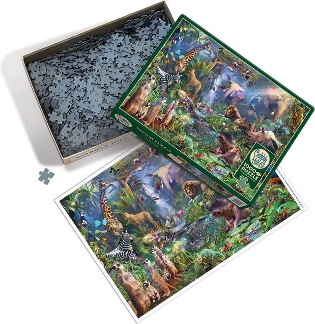 Cobble Hill Jungle Puzzle 1000 Pieces