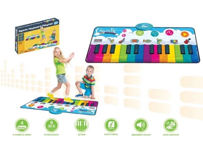 Colorful Piano Mat