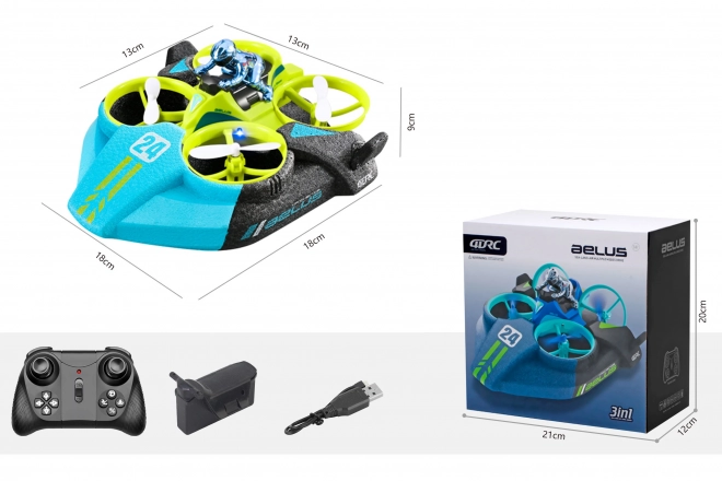 Aelus 3-in-1 RC Drone with Remote Control