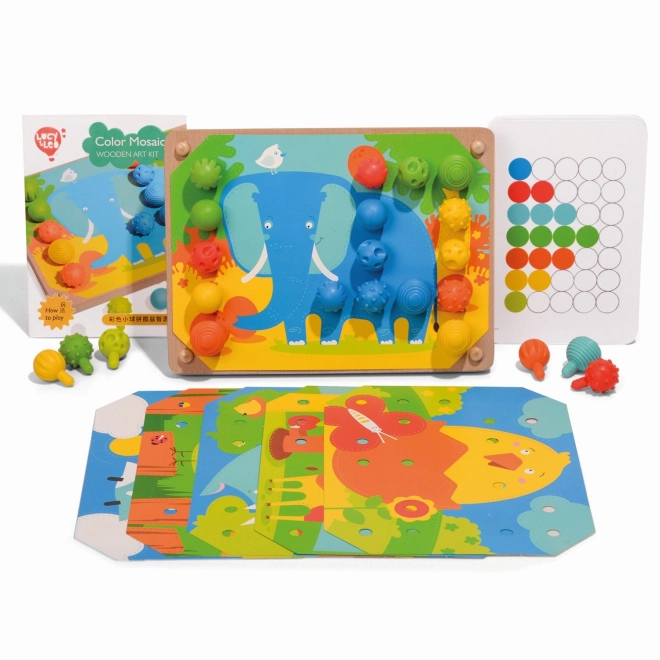 Mosaic and Embroidery Game Set for Kids