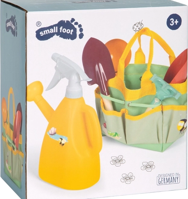 Tiny Garden kinder tuingereedschap set in tas