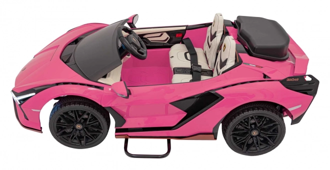 Ružové vozidlo Lamborghini Sian – Ružové