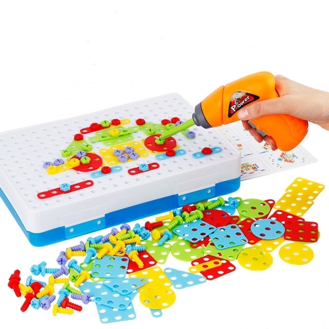 Creative Building Blocks with Drill Set