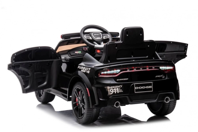 Electric Ride-On Car Dodge Charger Police Black